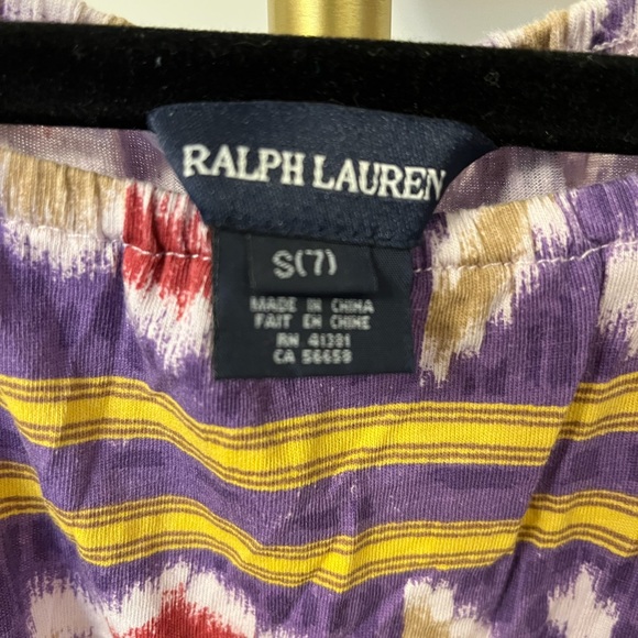 Ralph Lauren maxi dress, size 6-7 - Picture 3 of 3